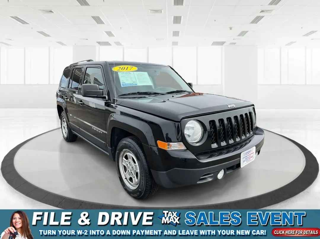 2017 Jeep Patriot Sport FWD (1C4NJPBAXHD) with an 2.4L I-4 DOHC engine, located at 8750 N County Rd 25A, Piqua, OH, 45356, (937) 908-9800, 40.164391, -84.232513 - **Unlock Adventure with the 2017 Jeep Patriot Sport FWD at Advantage Car and Credit!**<br /> <br /> Are you ready to elevate your outdoor adventures or simply need a reliable vehicle for your daily commute? Look no further than the incredible 2017 Jeep Patriot Sport FWD, available now at Advantage C - Photo#0