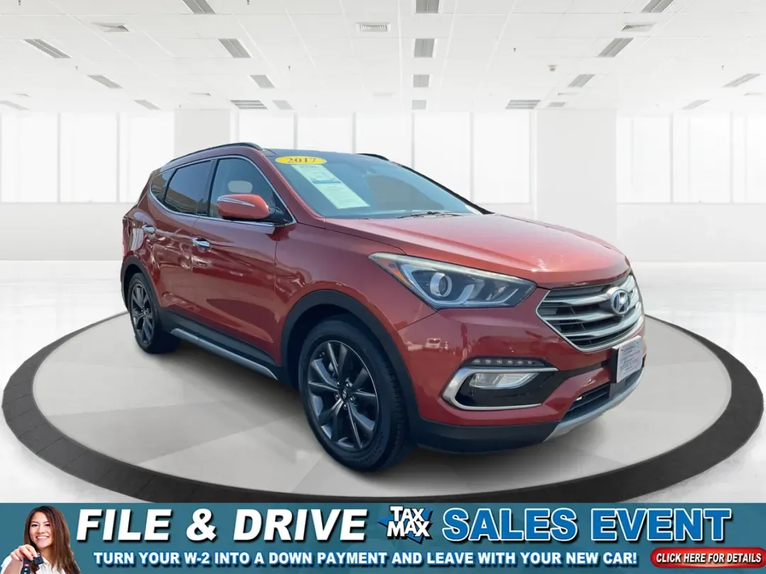 2017 Hyundai Santa Fe 2.0T Ultimate (5XYZW4LA5HG) with an Theta II 2L I-4 gasoline direct injection engine, located at 8750 N County Rd 25A, Piqua, OH, 45356, (937) 908-9800, 40.164391, -84.232513 - Are you ready to elevate your family adventures or commute comfortably while tackling any road with confidence? Look no further than this 2017 Hyundai Santa Fe 2.0T Ultimate, available now at Advantage Car and Credit in Fairborn, OH. This SUV is not just a vehicle; it's your ticket to creating unfor - Photo#0