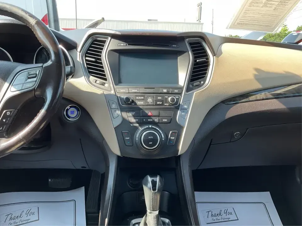 2017 Hyundai Santa Fe 2.0T Ultimate (5XYZW4LA5HG) with an Theta II 2L I-4 gasoline direct injection engine, 6A transmission, located at 880 E. National Road, Vandalia, OH, 45377, (937) 908-9800, 39.891918, -84.183594 - Are you ready to elevate your family adventures or commute comfortably while tackling any road with confidence? Look no further than this 2017 Hyundai Santa Fe 2.0T Ultimate, available now at Advantage Car and Credit in Fairborn, OH. This SUV is not just a vehicle; it's your ticket to creating unfor - Photo#13