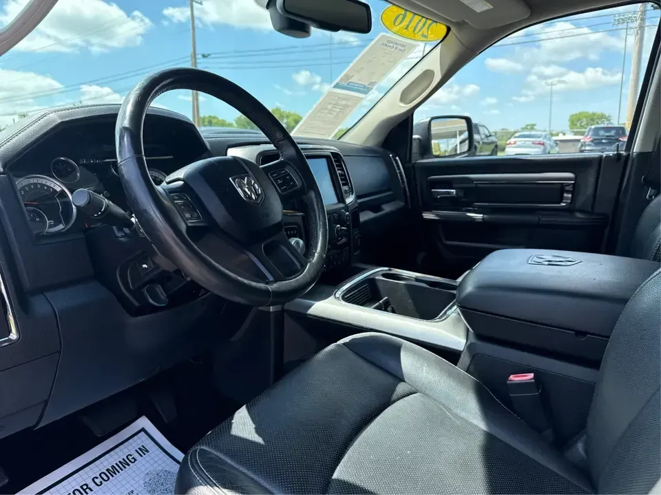 2016 Ram 1500 Sport Crew Cab SWB 4WD (1C6RR7MT4GS) with an 5.7L V8 OHV 16V engine, 6A transmission, located at 880 E. National Road, Vandalia, OH, 45377, (937) 908-9800, 39.891918, -84.183594 - Need a truck that can handle weekday work, weekend towing, and spur-of-the-moment road trips without feeling like a chore to drive? This **2016 Ram 1500 Sport Crew Cab SWB 4WD** is built for the Vandalia lifestyle-whether you're hauling gear up **I75**, running errands along **E. National Road**, or - Photo#9