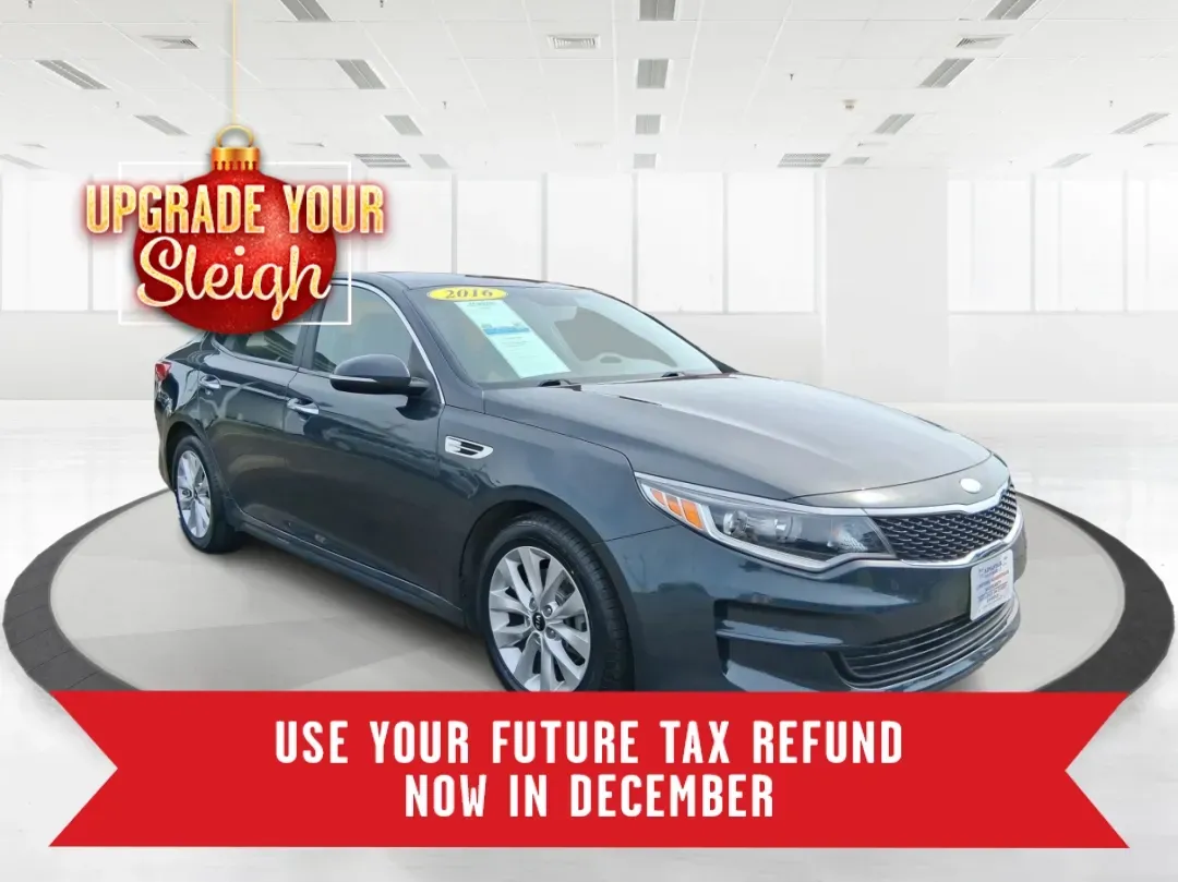 2016 Kia Optima LX (5XXGT4L36GG) with an Theta II 2.4L I-4 gasoline direct injection engine, located at 1184 Kauffman Ave, Fairborn, OH, 45324, (937) 908-9800, 39.807072, -84.030914 - 2016 Kia Optima LX - Photo#0