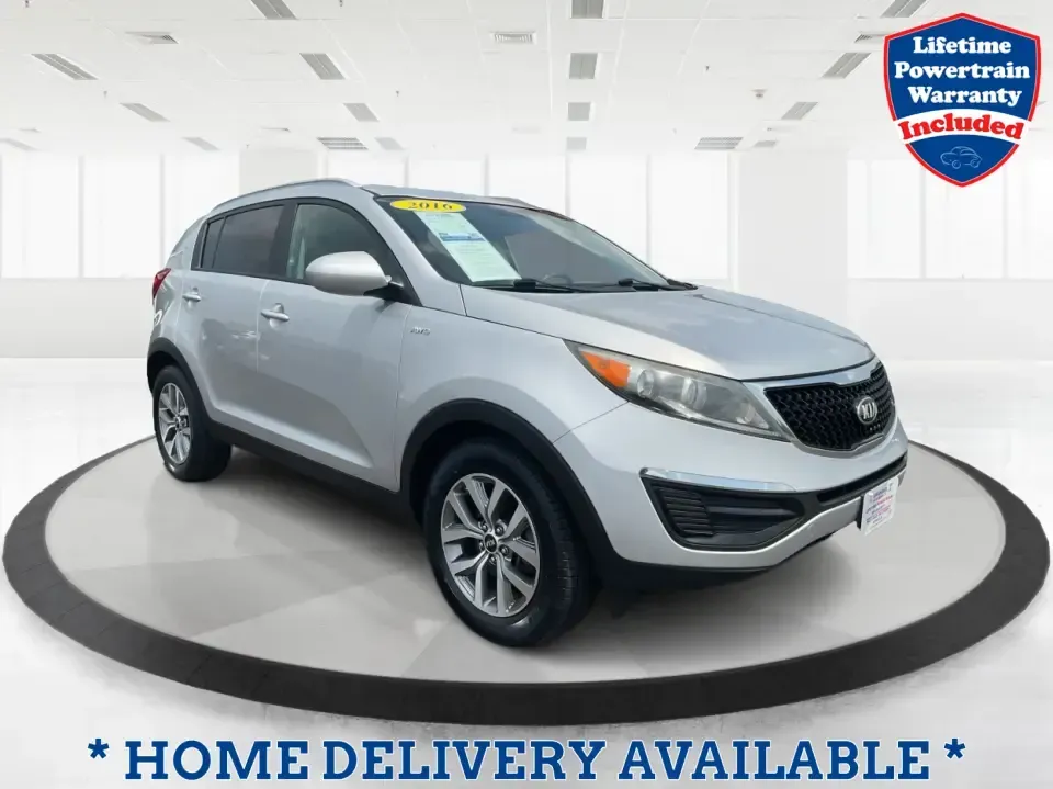 2016 Kia Sportage LX (KNDPBCACXG7) with an Theta II 2.4L I-4 gasoline direct injection engine, 6-Speed Automatic transmission, located at 401 Woodman Dr, Riverside, OH, 45431, (937) 908-9800, 39.760899, -84.123421 - Embrace the journey of life with the 2016 Kia Sportage LX, a vehicle designed for those who thrive on adventure and seek comfort in their daily commute. Whether you're navigating the bustling streets of Fairborn, OH, or embarking on a weekend family getaway, this versatile crossover is your perfect - Photo#0